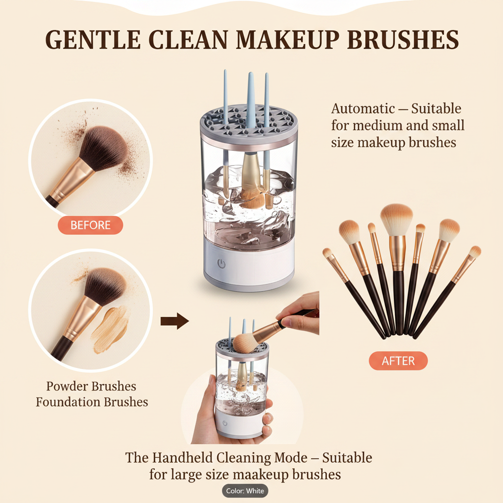 Beyond Glow Brush Cleaner Infographic Final